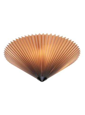 Marksljöd Lampa sufitowa "Plisado" w kolorze szarym - wys. 17 x Ø 43 cm