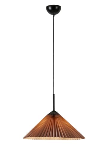 Marksljöd Hanglamp "Plisado" grijs - (H)30 x  Ø 50