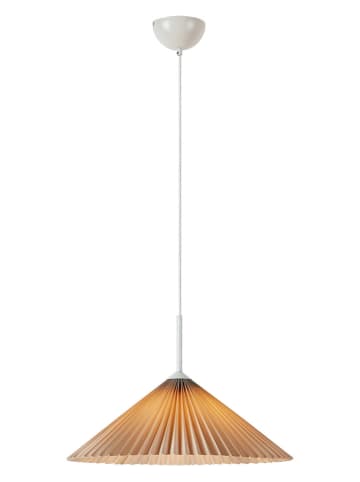 Marksljöd Hängeleuchte "Plisado" in Beige - (H)30 x  Ø 50 cm