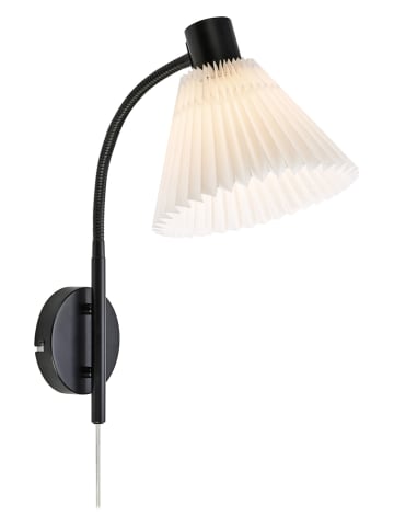 Marksljöd Lampa ścienna "Mira" w kolorze czarno-białym - 38 x 40 x 22 cm