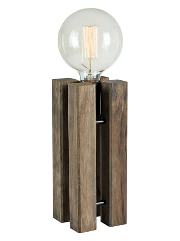 Marksljöd Lampa stołowa "Lodge" w kolorze brązowym - 15 x 28 cm