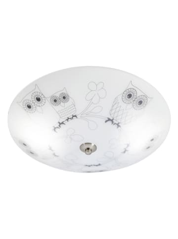Marksljöd Plafonnière "Ugglarp" wit - (H)13 x Ø 39 cm