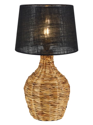 Marksljöd Tischleuchte "Paglia" in Hellbraun/ Schwarz - (H)58 x  Ø 32 cm