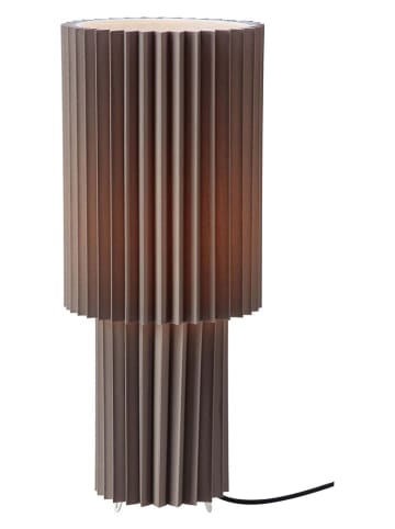 Marksljöd Lampa stołowa "Catis" w kolorze szarym - wys. 45 x Ø 19 cm