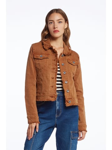 Tamba Jeansjacke in Hellbraun