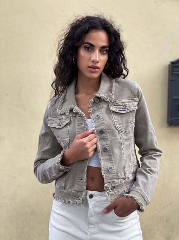 Tamba Spijkerjas beige