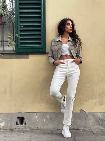 Tamba Jeansjacke in Beige