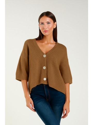 Tamba Cardigan in Hellbraun
