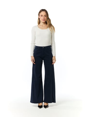Tamba Spijkerbroek - flared fit - donkerblauw