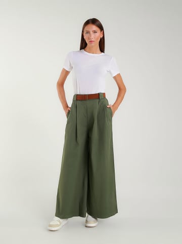 Tamba Culotte mit Gürtel in Khaki