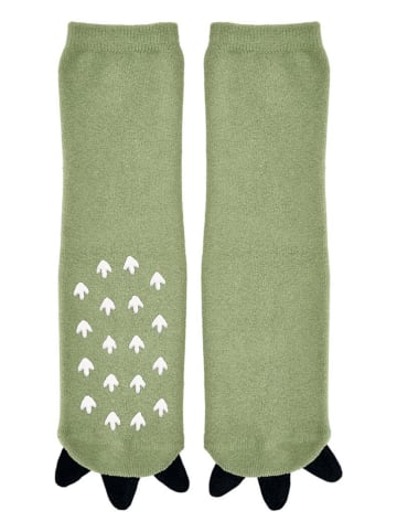 moses. Stoppersocken "Dino" in Grün