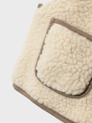 Lil Atelier Teddyweste in Beige