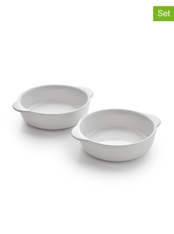 Sauter 2er-Set: Ofenformen in Weiß - Ø 15 cm