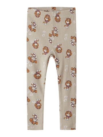 name it Legginsy "Sanina" w kolorze beżowym