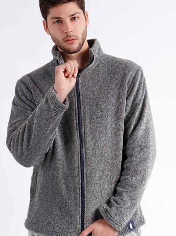 admas Kurtka pluszowa w kolorze szarym