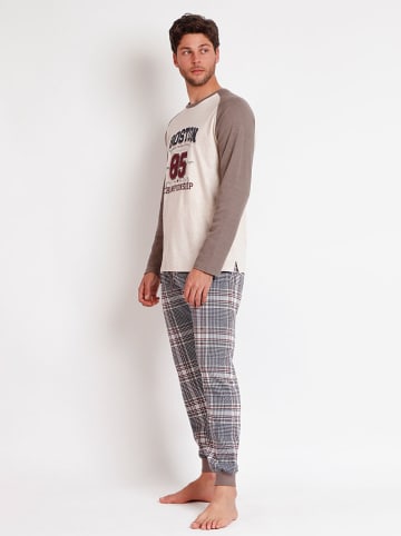 admas Pyjama beige/crème