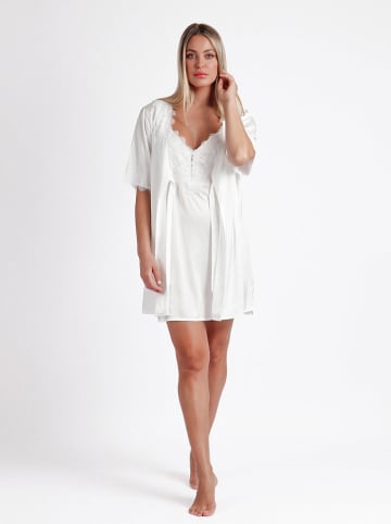 admas Koszula nocna w kolorze białym