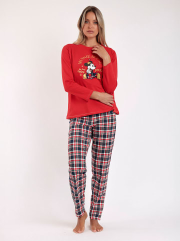Disney Pyjama in Rot/ Schwarz