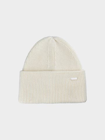 4F Czapka beanie w kolorze białym