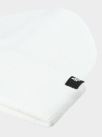 4F Beanie wit