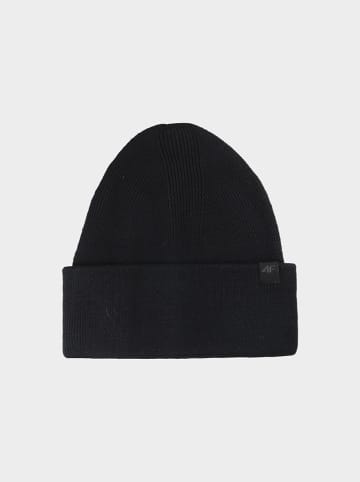 4F Czapka beanie w kolorze czarnym