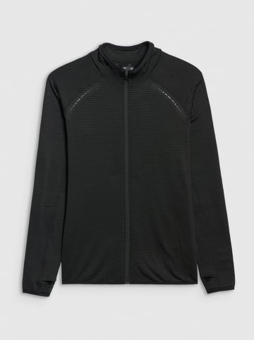 4F Sweatjacke in Schwarz