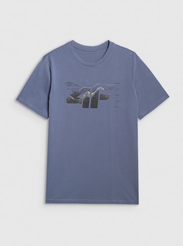 4F Shirt in Blaugrau