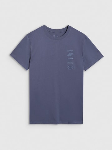 4F Shirt in Blaugrau
