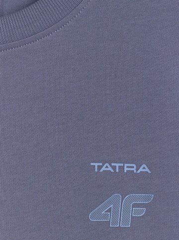 4F Shirt in Blaugrau