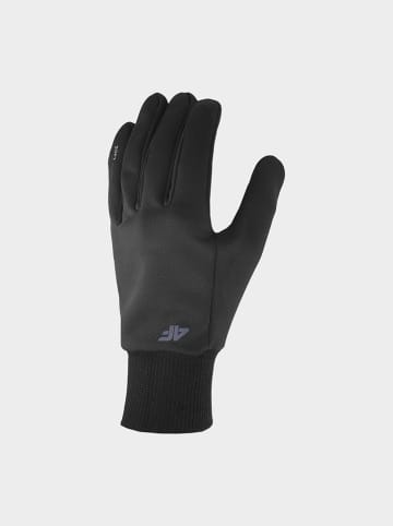 4F Fingerhandschuhe in Schwarz