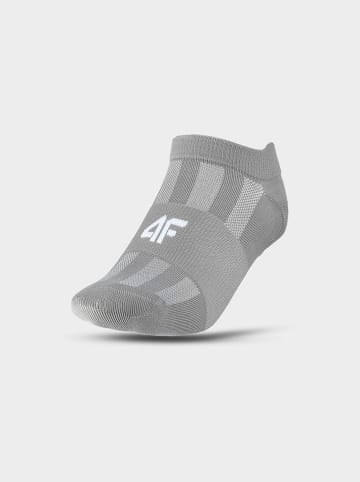 4F 3er-Set: Sportsocken in Grau/ Schwarz/ Weiß