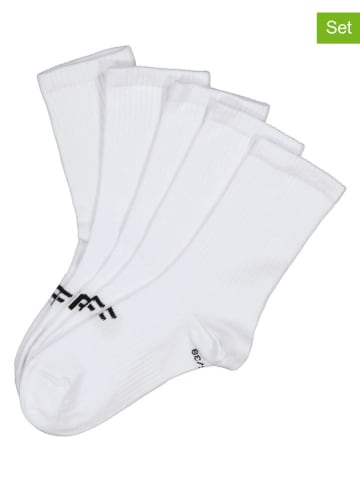 4F 5-delige set: sokken wit