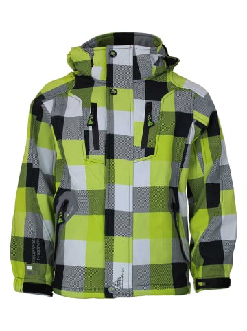 Peak Mountain Softshelljacke in Grau/ Grün