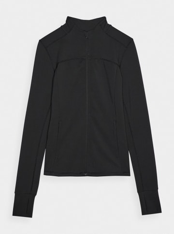 4F Sweatjacke in Schwarz