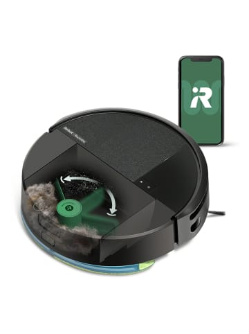 iRobot Saugroboter "Roomba® 205 DustCompactor Combo Robot" in Schwarz