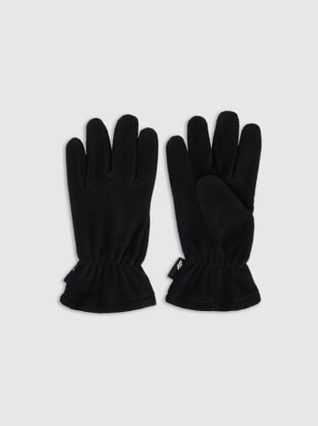 4F Vingerhandschoenen zwart