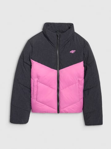 4F Steppjacke in Pink/ Schwarz