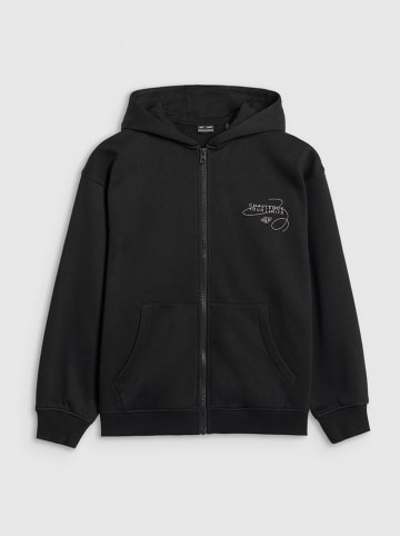 4F Sweatjacke in Schwarz