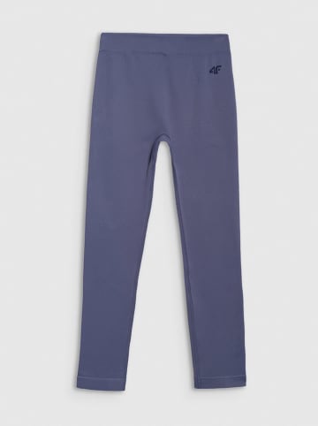 4F Legginsy w kolorze niebieskim