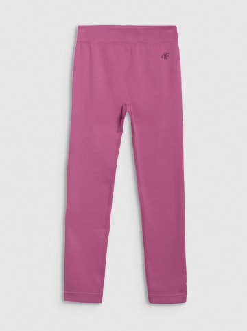 4F Legginsy w kolorze różowym