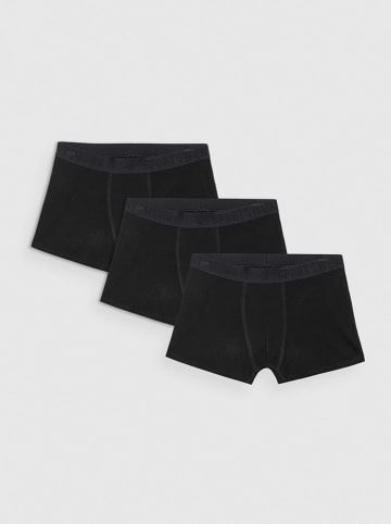 4F 3er-Set: Boxershorts in Schwarz