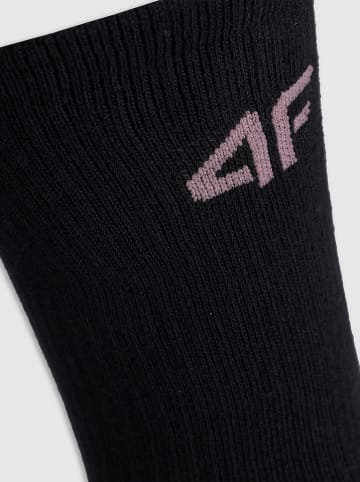4F 4er-Set: Socken in Pink/ Schwarz/ Rosa