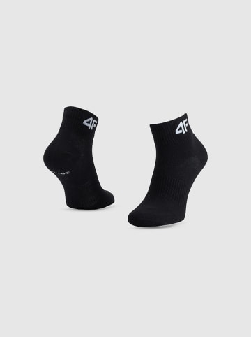 4F 2er-Set: Socken in Khaki/ Schwarz