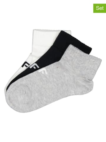 4F 3er-Set: Socken in Grau/ Weiß/ Schwarz