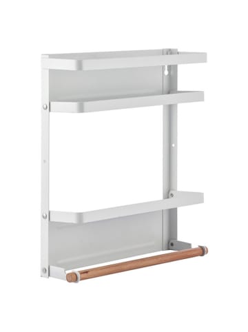 InnovaGoods Magnet-Regal in Weiß - (B)27 x (H)32 x (T)7,5 cm