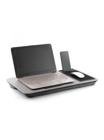 InnovaGoods Laptop-Tisch in Grau - (B)57,5 x (H)5,8 x (T)30,5 cm