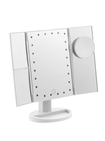 InnovaGoods LED-Vergrößerungsspiegel 4in1 - (B)18 x (H)19 x (T)12 cm