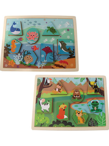 Magni 7tlg. Wende-Puzzle - ab 3 Jahren