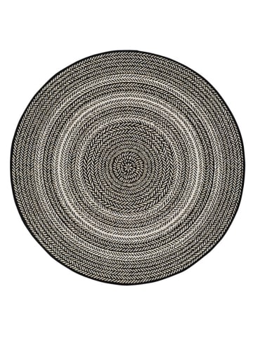 Moma Outdoor-Teppich in Schwarz