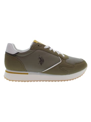 U.S. Polo Assn. Sneakersy w kolorze brązowym